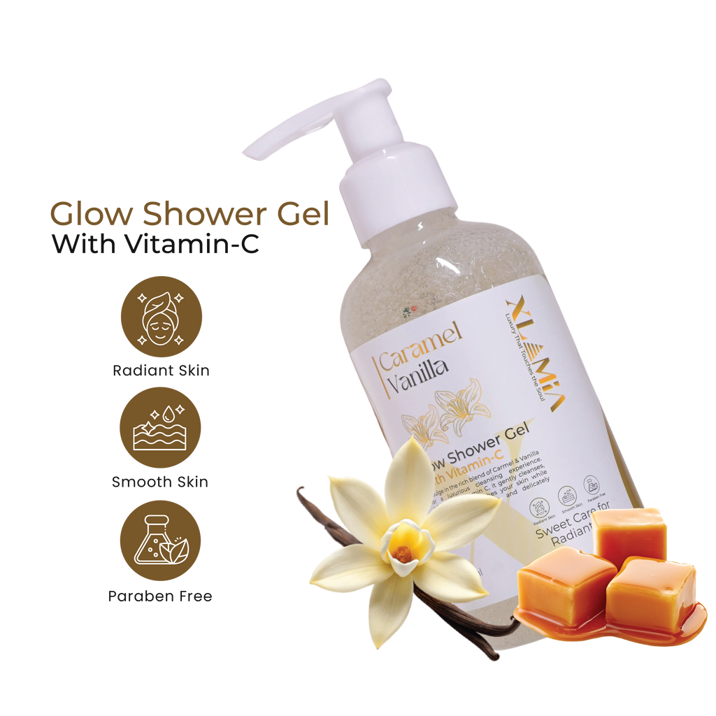 Caramel Vanilla Shower Gel With Vitamin - C