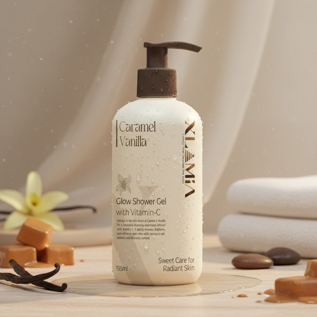 Caramel Vanilla Shower Gel With Vitamin - C