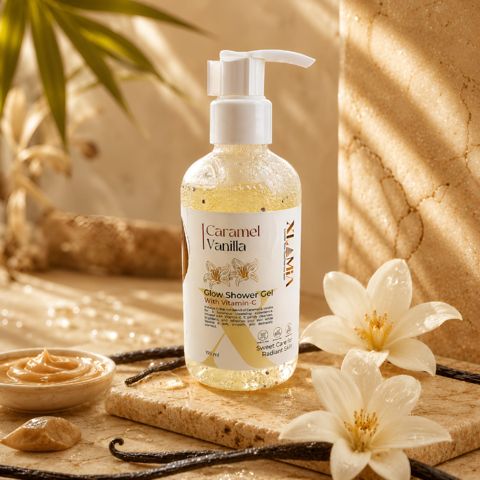 Caramel Vanilla Shower Gel With Vitamin - C