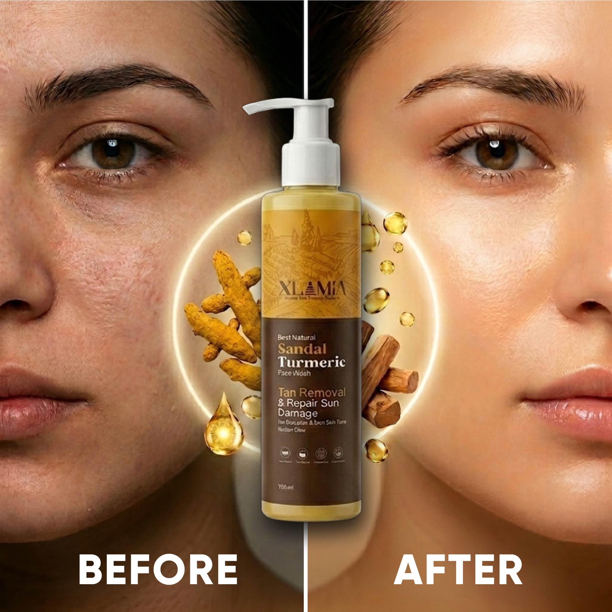 Sandal Turmeric Face Wash